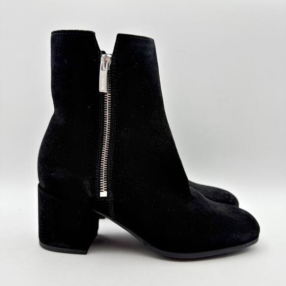 La Canadienne Womens James Ankle Booties US 5.5 M Black Suede Waterproof NWOB - Picture 4 of 13